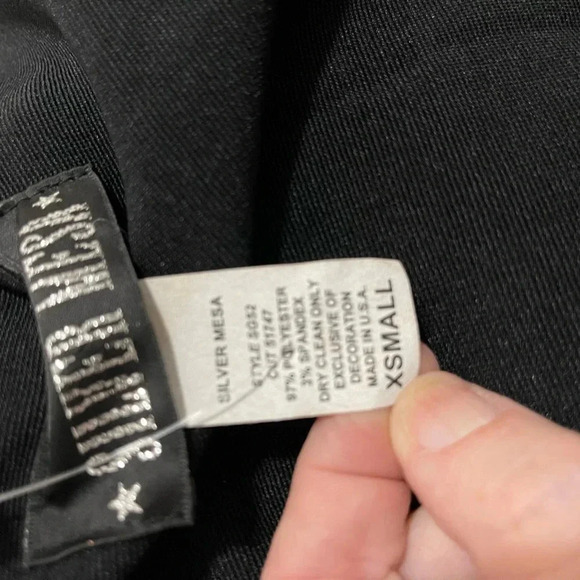 NWT Silver Mesa Star Studded Jacket size x-small black and gold - Picture 6 of 7